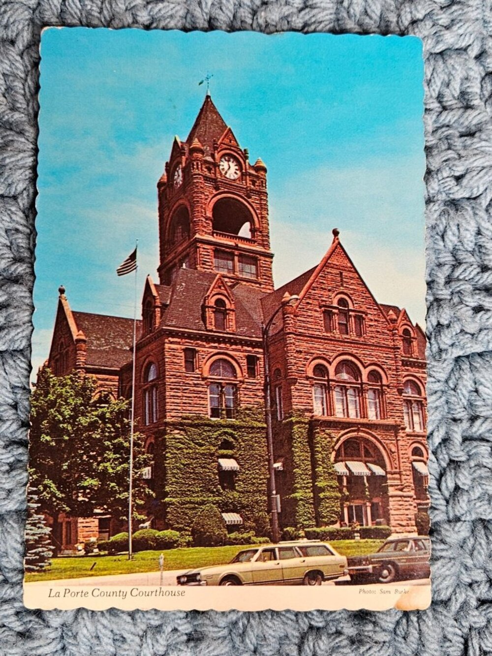 La Porte County Courthouse LaPorte Indiana Postcard